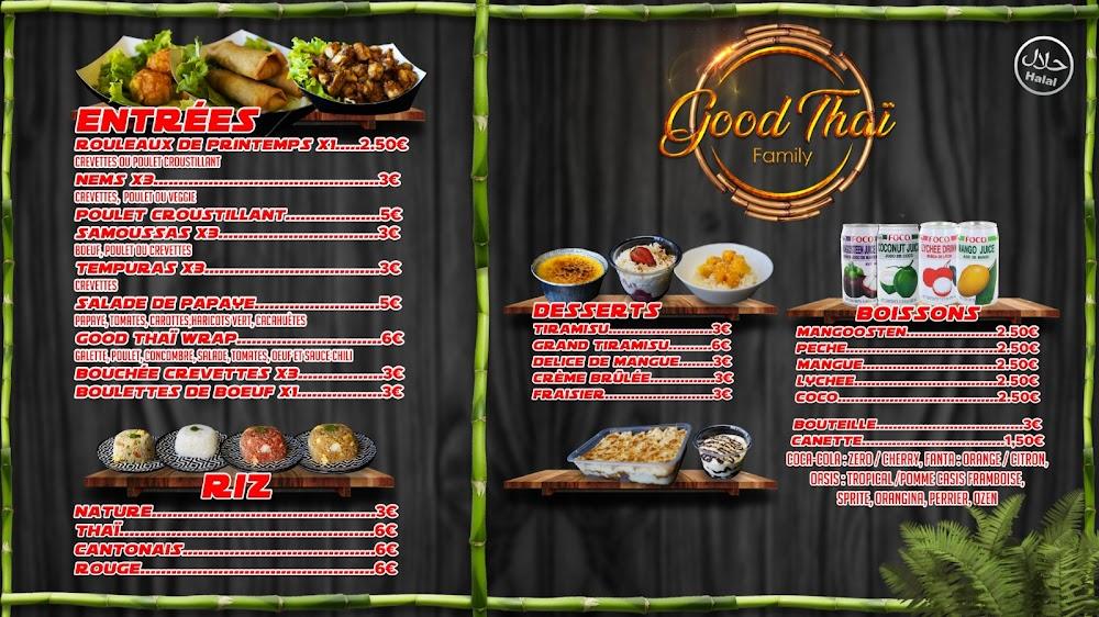 Good thaï family - Menu Image 2