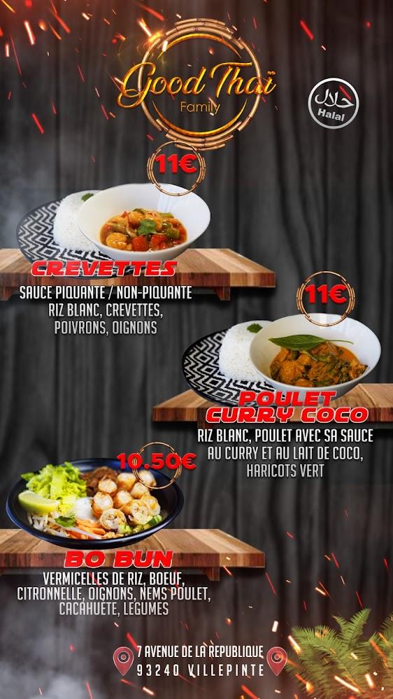 Good thaï family - Menu Image 4